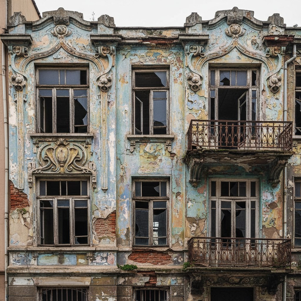 Beyoğlu Konak Cephesi — restorasyon öncesi
