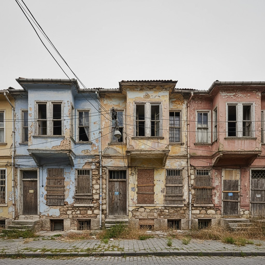 Balat Sıra Evleri — restorasyon öncesi
